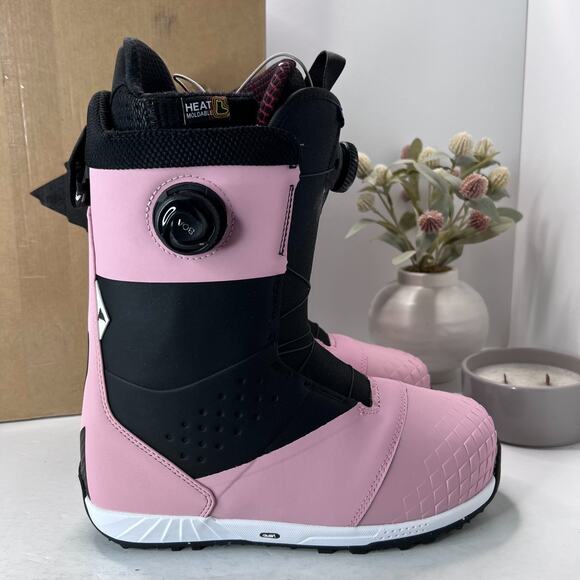 Burton Ion BOA Snowboard Boots All Mountain Powder Blush Pink Mens 10 - Picture 3 of 9